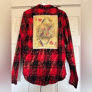 Angry Minnow Red Plaid Shirt